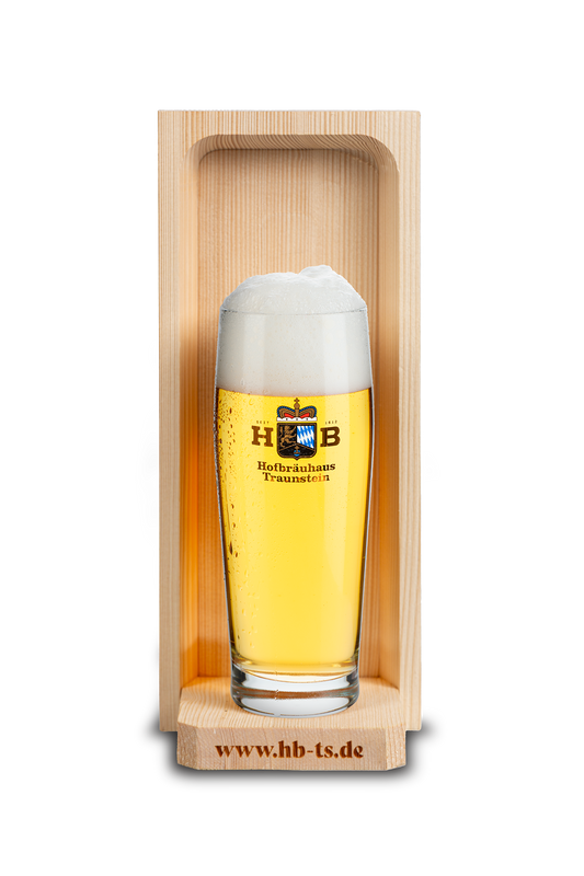 Shade-providing beer glass