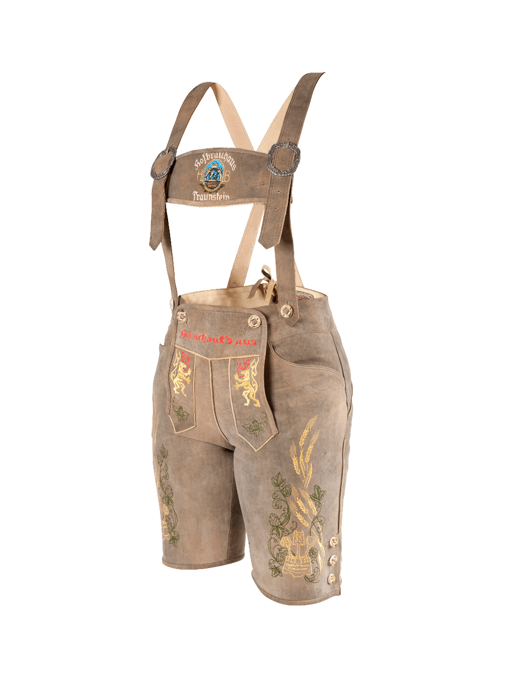 Braune Damen Lederhose - Hofbräuhaus Traunstein