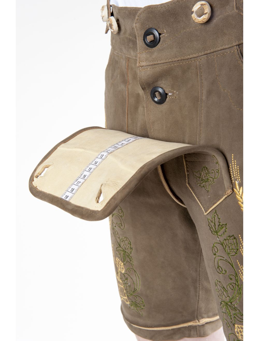 Braune Herren Lederhose - Hofbräuhaus Traunstein